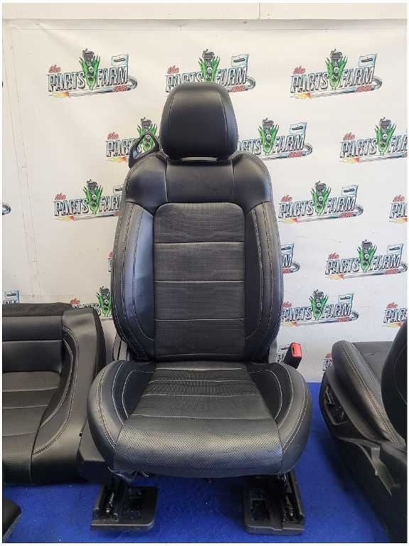 2018-2023 Ford Mustang Convertible Set Leather Seats Panels Console White 2903 - The Parts Farm