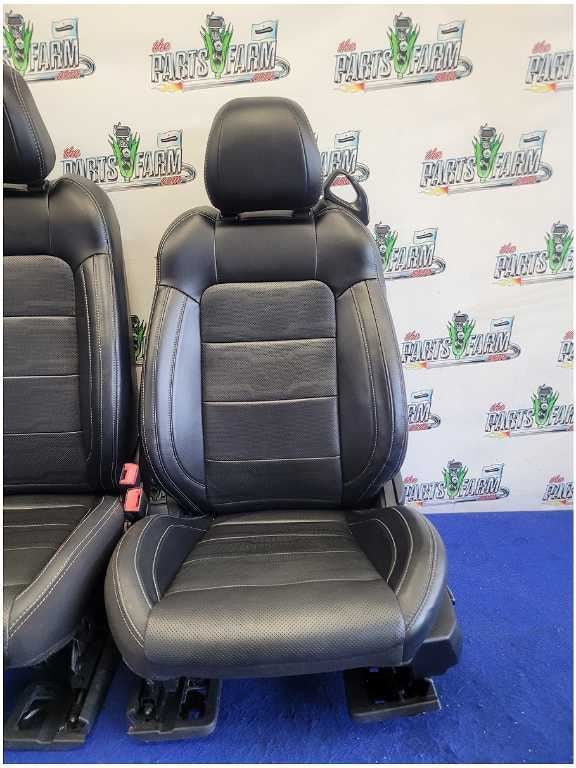 2018-2023 Ford Mustang Convertible Set Leather Seats Panels Console White 2903 - The Parts Farm