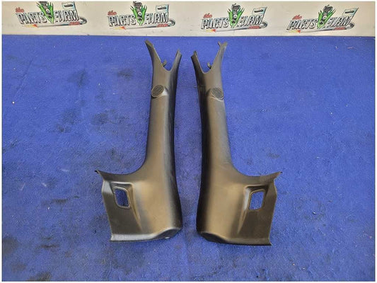 2018-2023 Ford Mustang GT S550 Convertible Pair A Pillar Covers Black 2903 - The Parts Farm
