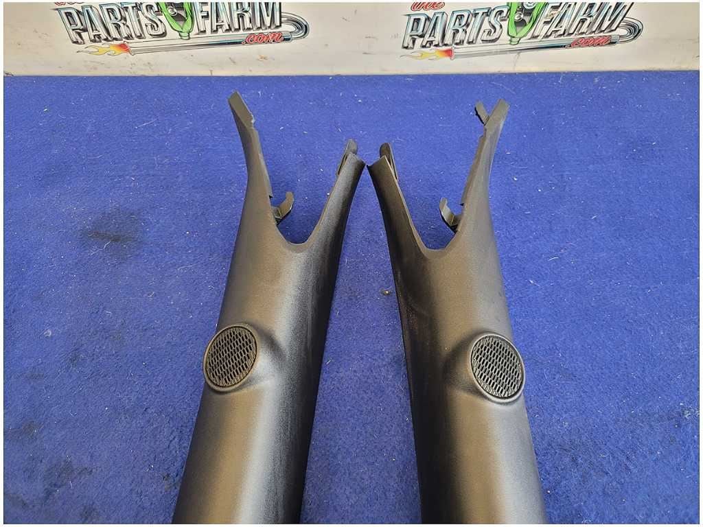 2018-2023 Ford Mustang GT S550 Convertible Pair A Pillar Covers Black 2903 - The Parts Farm