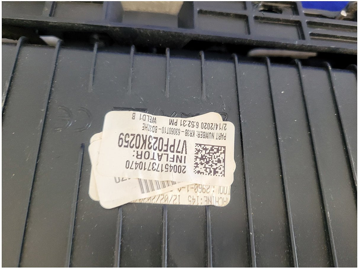 2018 - 2023 Ford Mustang GT S550 Coupe Air Bag Glove Box Passenger Right Dash 2734 - The Parts Farm