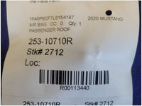2018 - 2023 Ford Mustang GT S550 Coupe Passenger Upper Roof Curtain Air Bag 2712 - The Parts Farm