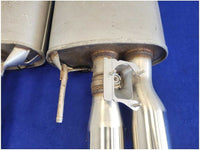 2018 - 2023 Ford Mustang GT S550 Pair Exhaust Mufflers Quad Tip Active FH - The Parts Farm