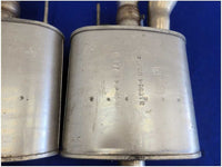 2018 - 2023 Ford Mustang GT S550 Pair Exhaust Mufflers Quad Tip Active FH - The Parts Farm