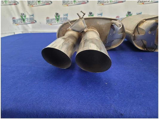 2018-2023 Ford Mustang GT S550 Pair Exhaust Mufflers Quad Tip Active FH
