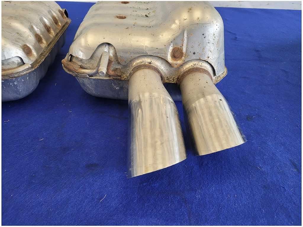 2018 - 2023 Ford Mustang GT S550 Pair Exhaust Mufflers Quad Tip Muffler FH - The Parts Farm