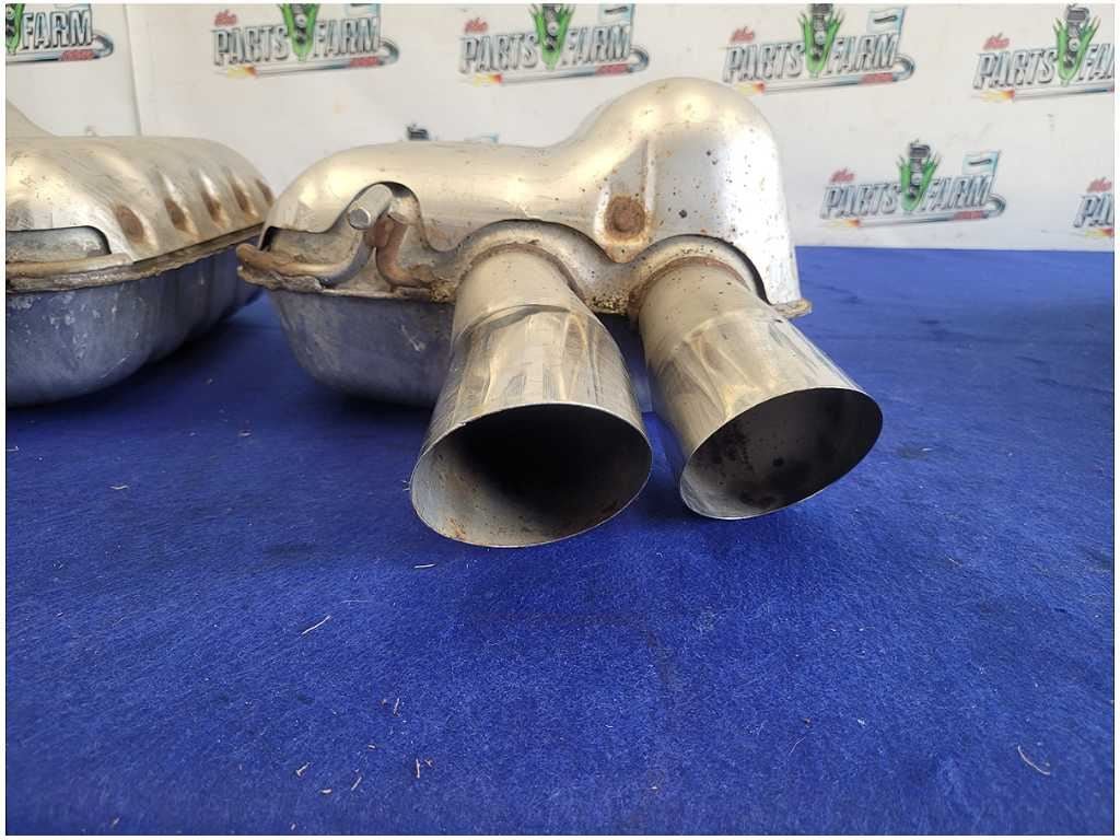 2018 - 2023 Ford Mustang GT S550 Pair Exhaust Mufflers Quad Tip Muffler FH - The Parts Farm