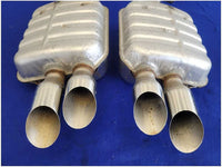 2018 - 2023 Ford Mustang GT S550 Pair Exhaust Mufflers Quad Tip Muffler FH - The Parts Farm