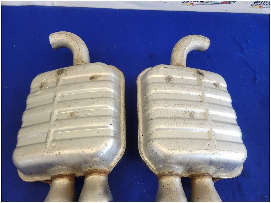 2018 - 2023 Ford Mustang GT S550 Pair Exhaust Mufflers Quad Tip Muffler FH - The Parts Farm