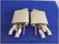 2018 - 2023 Ford Mustang GT S550 Pair Exhaust Mufflers Quad Tip Pipe FH - The Parts Farm