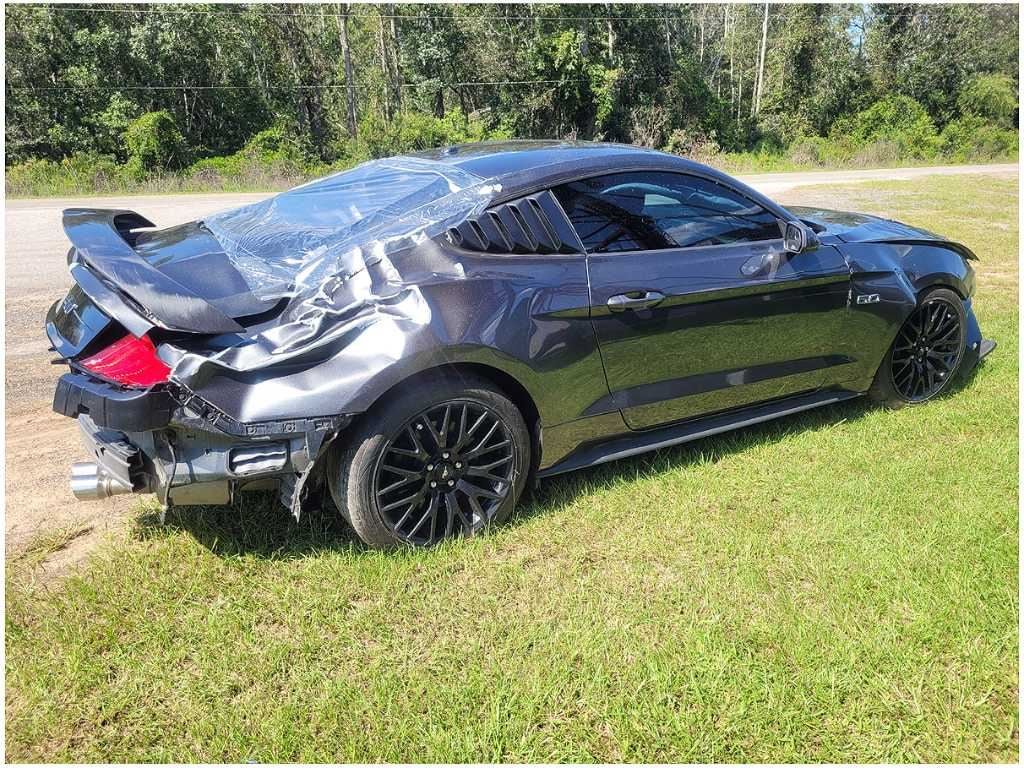 2018 - 2023 Ford Mustang GT S550 Pair Front Headrest Cloth Coupe 2766 - The Parts Farm