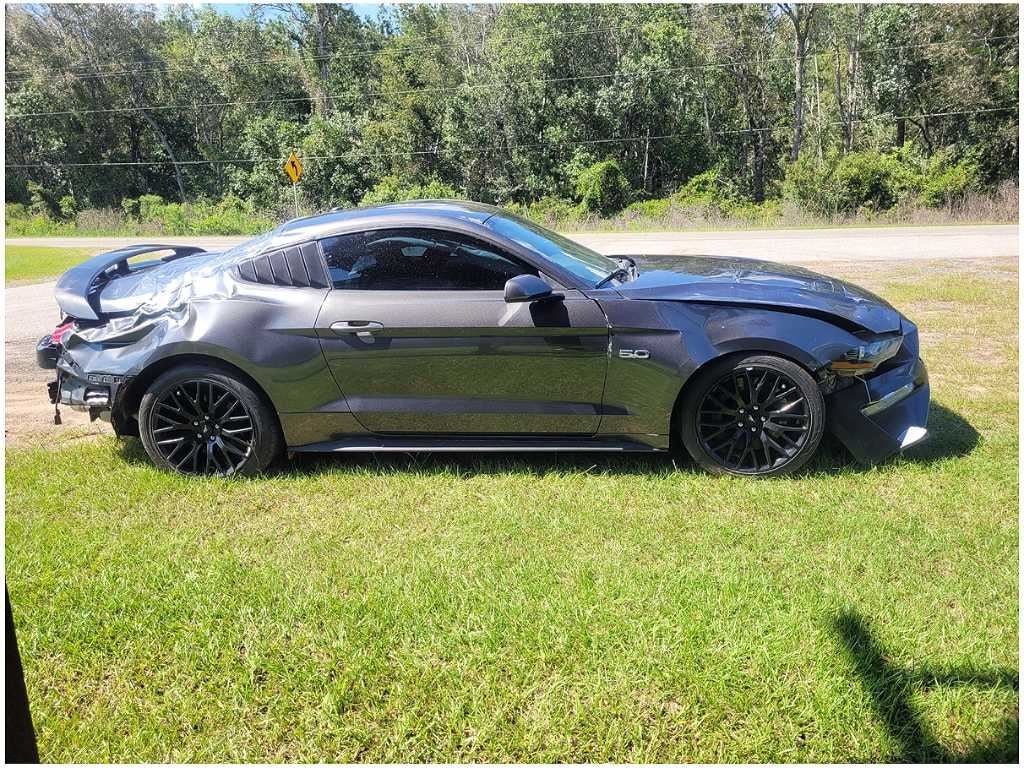 2018 - 2023 Ford Mustang GT S550 Pair Front Headrest Cloth Coupe 2766 - The Parts Farm