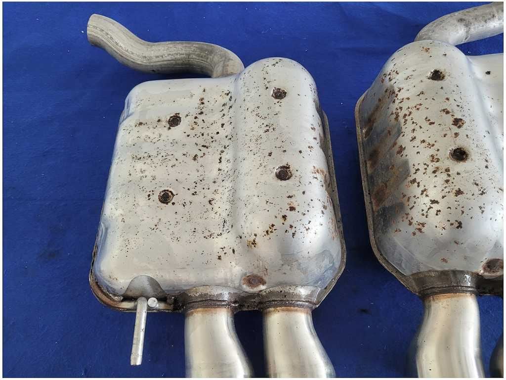 2018-2023 Ford Mustang GT S550 Pair Mufflers Exhaust Dent Tip *Read 2887 - The Parts Farm