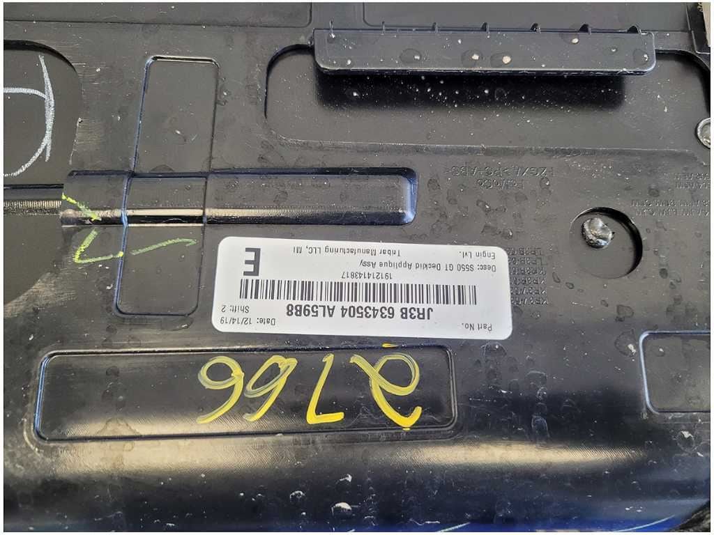 2018 - 2023 Ford Mustang GT S550 Rear Finish Panel Trunk Trim Emblem 2766 - The Parts Farm