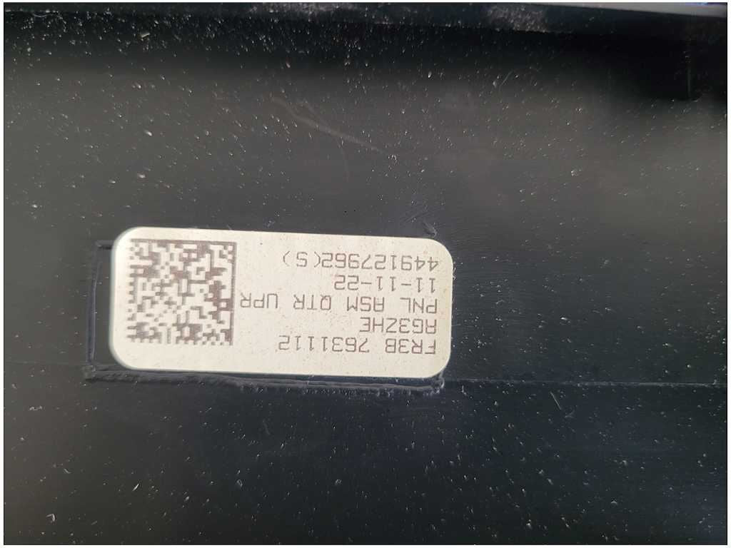 2018-2023 Ford Mustang S550 Convertible Passenger Rear Quarter Trim Panel 2887 - The Parts Farm