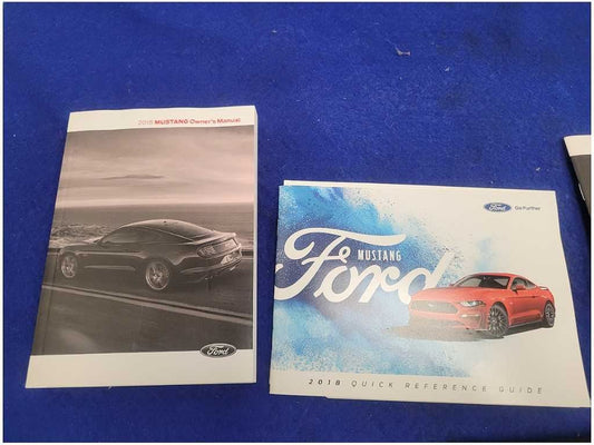 2018 Ford Mustang GT S550 Owner's Manual Booklet Book Cover 2851