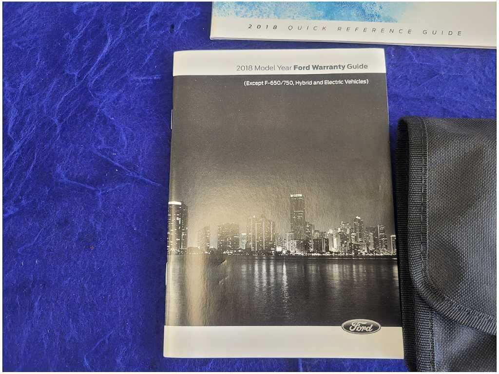 2018 Ford Mustang GT S550 Owner's Manual Booklet Cover Pamphlet 2630 - The Parts Farm