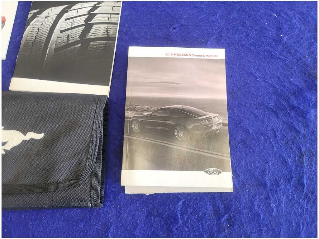 2018 Ford Mustang GT S550 Owner's Manual Booklet Cover Pamphlet 2630 - The Parts Farm