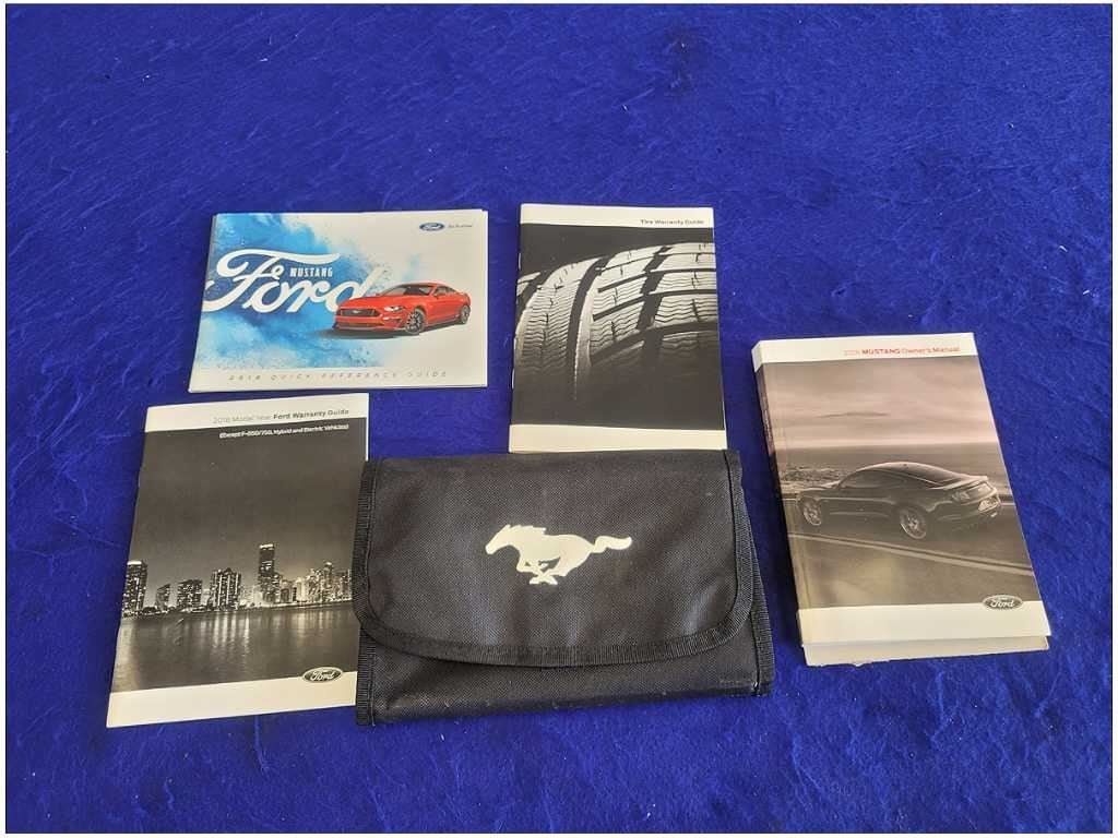 2018 Ford Mustang GT S550 Owner's Manual Booklet Cover Pamphlet 2630 - The Parts Farm