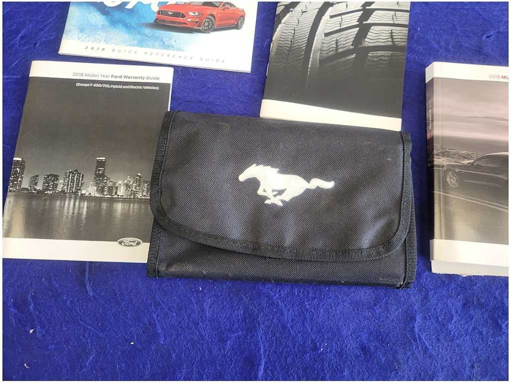 2018 Ford Mustang GT S550 Owner's Manual Booklet Cover Pamphlet 2630 - The Parts Farm