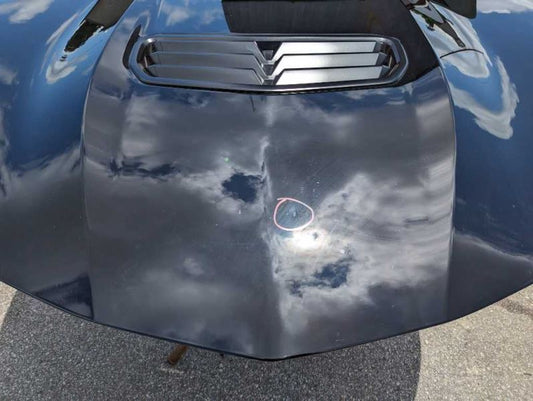 2019-2023 Chevrolet Camaro LS LT SS Front Hood Shell Scoop Vent Paint Black 1213