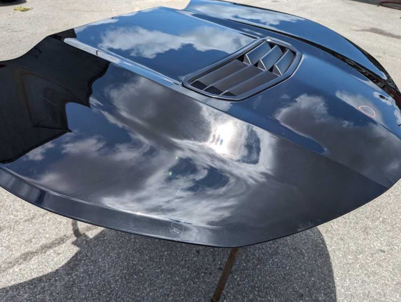 2019 - 2023 Chevrolet Camaro LS LT SS Front Hood Shell Scoop Vent Paint Black 1213 - The Parts Farm