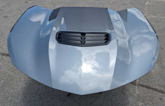 2019 - 2023 Chevrolet Camaro LS LT SS Front Hood Shell Scoop Vent Paint Silve 1213 - The Parts Farm