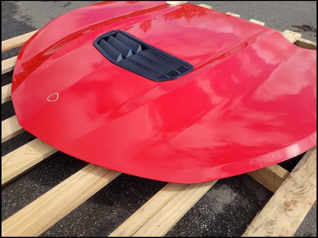 2019 - 2023 Chevrolet Camaro SS Front Hood Shell Scoop NTO OEM Paint C43 - The Parts Farm