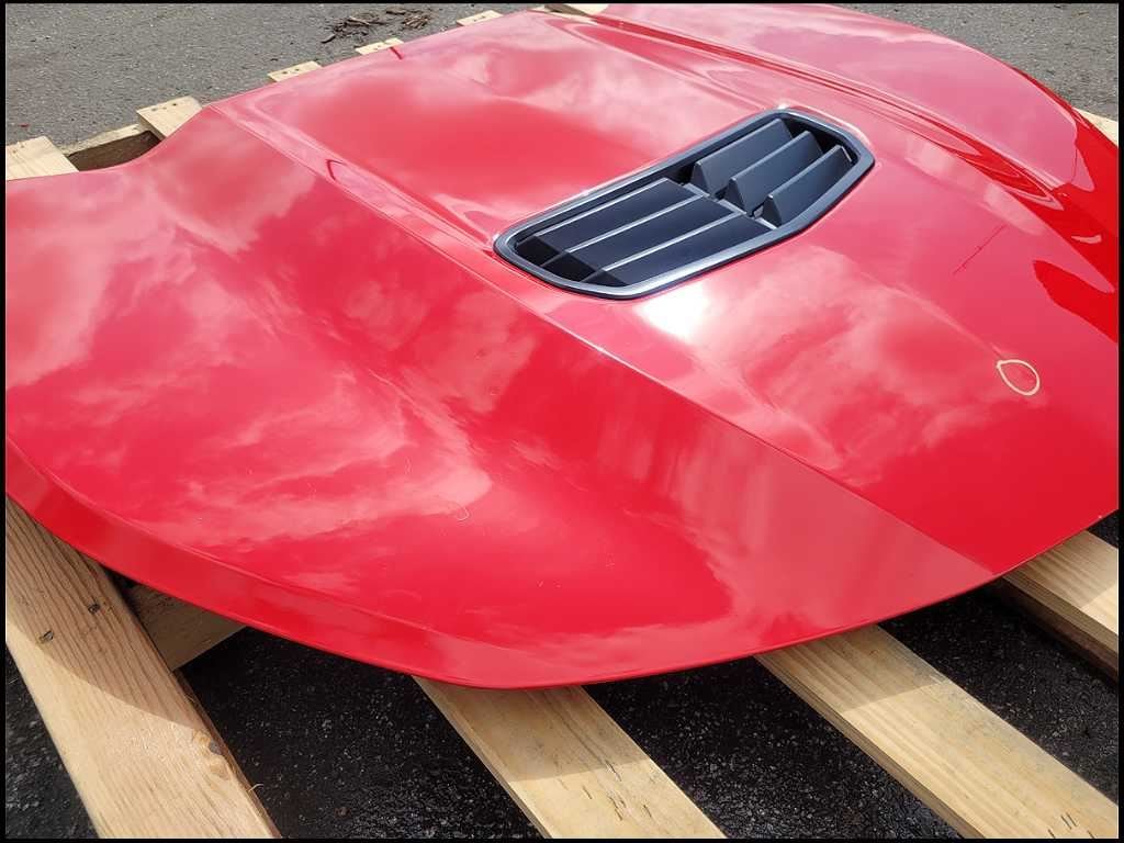 2019 - 2023 Chevrolet Camaro SS Front Hood Shell Scoop NTO OEM Paint C43 - The Parts Farm
