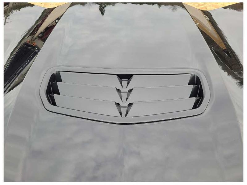 2019 - 2023 Chevrolet Camaro SS LT1 6.2L Front Hood Shell Vent Paint Black C124 - The Parts Farm