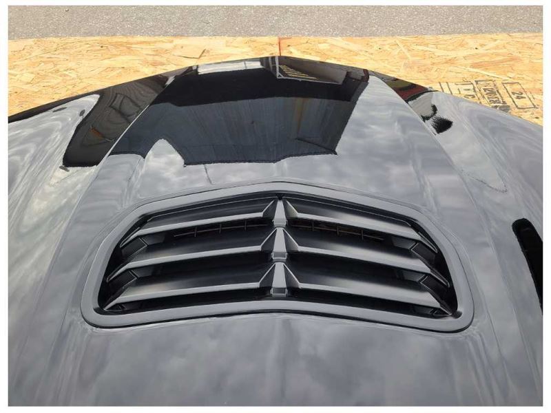 2019 - 2023 Chevrolet Camaro SS LT1 6.2L Front Hood Shell Vent Paint Black C124 - The Parts Farm