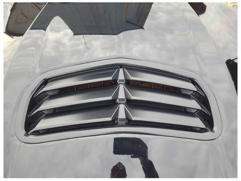 2019 - 2023 Chevrolet Camaro SS LT1 6.2L Front Hood Shell Vent Paint Black C124 - The Parts Farm
