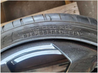 2019 - 2023 Chevrolet Camaro SS Rear Wheel 20x9.5 Twisted Split Spoke Black C43 - The Parts Farm