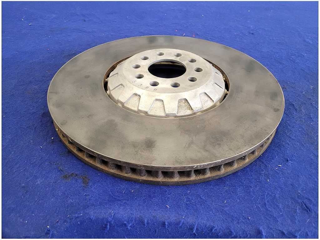 2020 - 2022 Ford Mustang Shelby GT500 Passenger Front Rotor Brake 16.5 Brembo 2142 - The Parts Farm