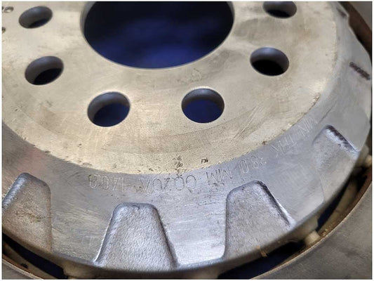 2020-2022 Ford Mustang Shelby GT500 Passenger Front Rotor Brake 16.5 Brembo 2142