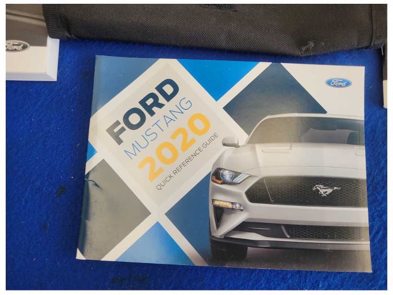 2020 Ford Mustang GT S550 Owner's Manual Booklet Pamphlet Book Cover Trim - The Parts Farm