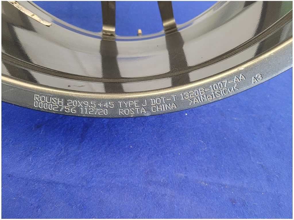 2021 Ford Mustang GT S550 Roush 20x9.5 +45 Wheel Rim *Scuffs* 2768 - The Parts Farm