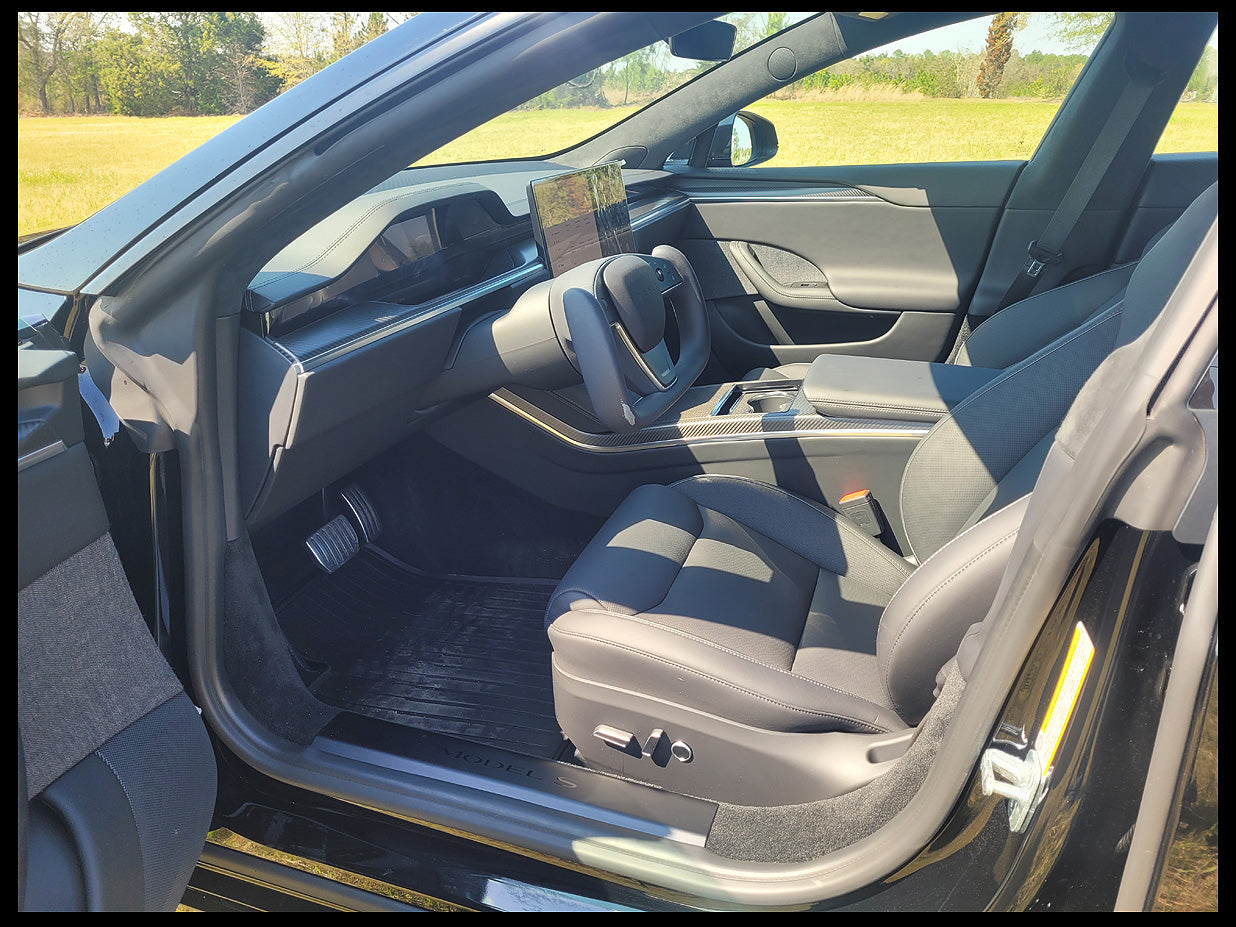 2021 Tesla Model S Plaid 4dr Sedan Carbon Fiber Package Self Driving Clear Title