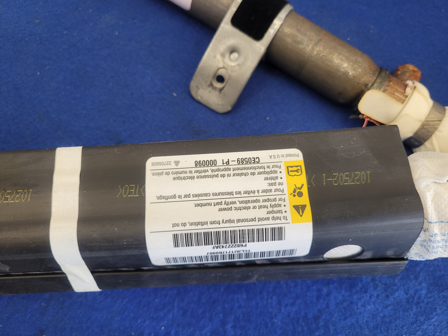 2017 Dodge Charger SRT8 Scat Pack Driver Roof Curtain Air Bag 2414 - The Parts Farm