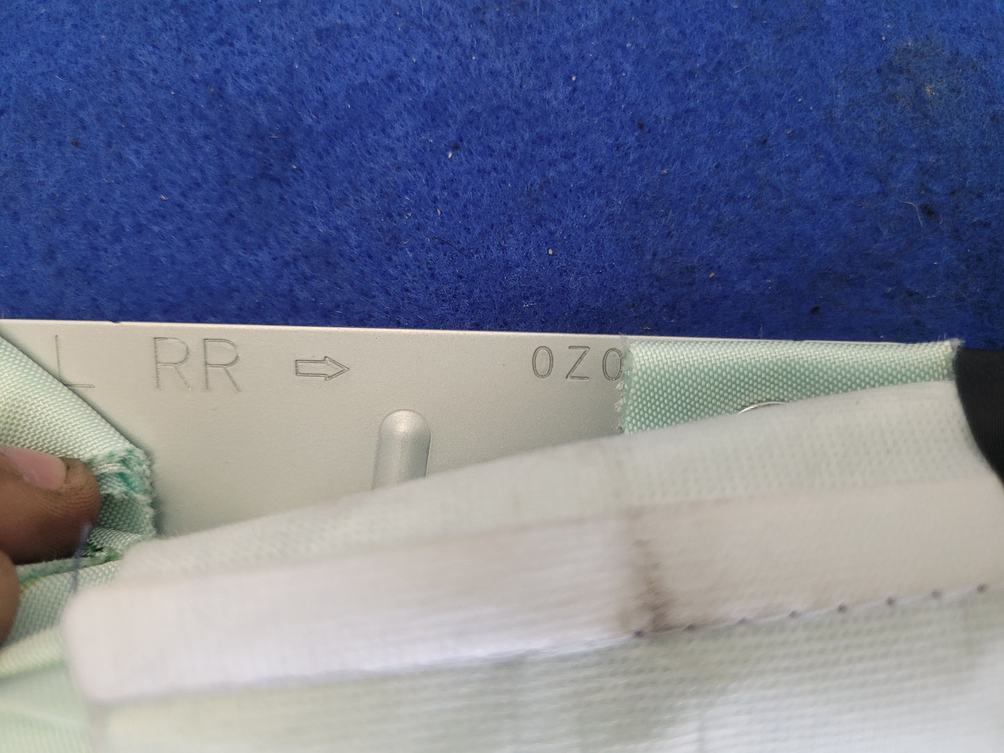 2012 Nissan Leaf Driver Roof Curtain Air Bag 1856 - The Parts Farm