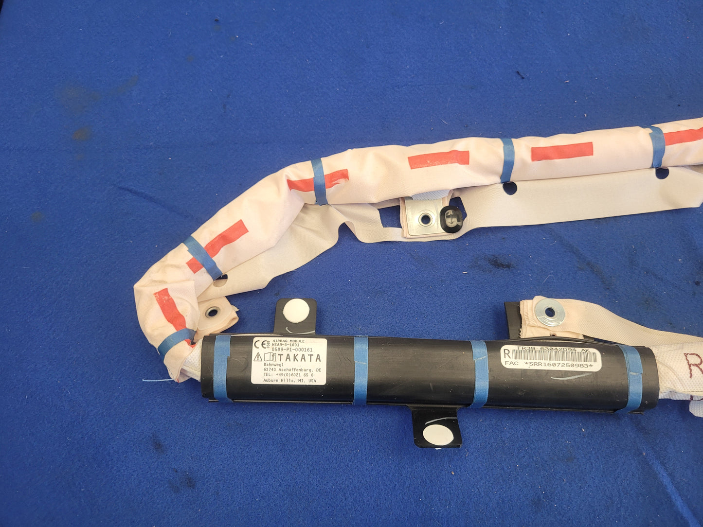 2015-2017 Ford Mustang GT S550 Passenger Roof or Curtain Air Bag 2467 - The Parts Farm