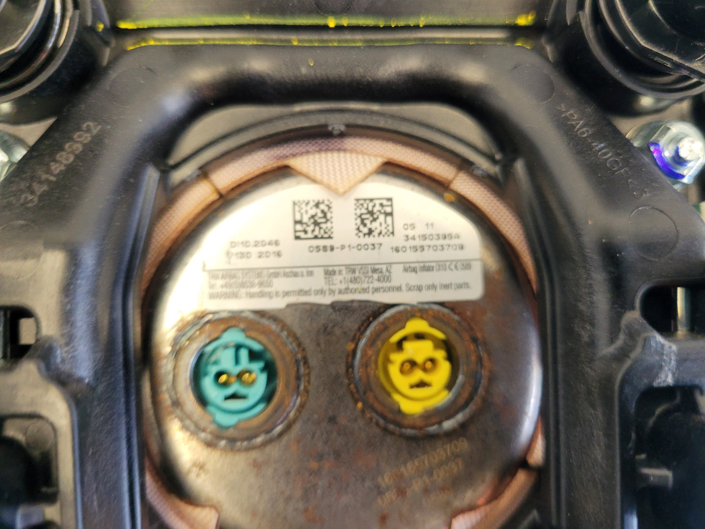 2015-2017 Ford F150 Pickup Truck Air Bag Driver Steering Wheel 2482 - The Parts Farm