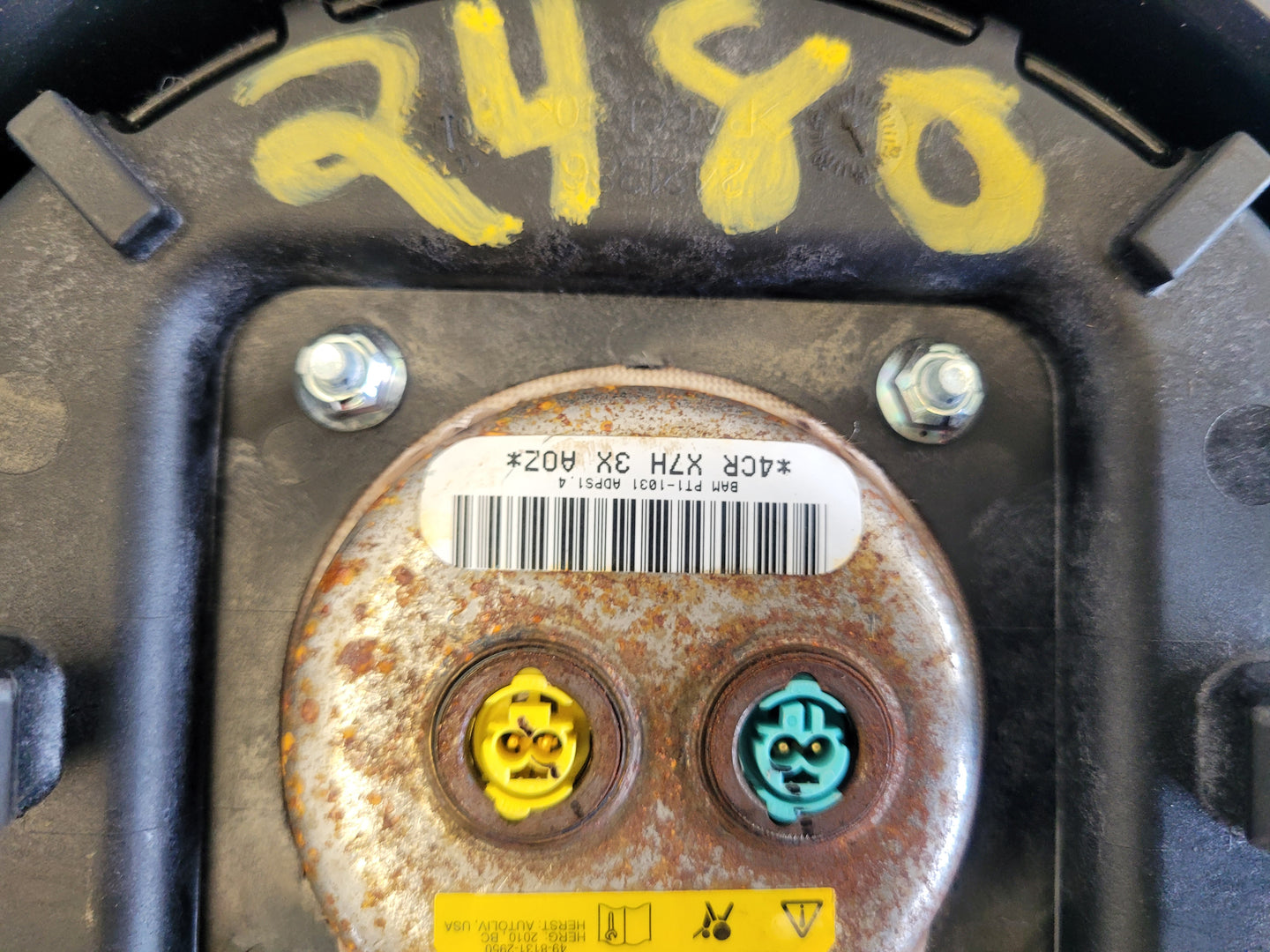 2010 Chevrolet Camaro SS Coupe Air Bag Driver Steering Wheel Dash 2480 - The Parts Farm