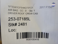 2015-2017 Ford F150 Pickup Truck Crew Cab Driver Roof Curtain Air Bag 2481 - The Parts Farm