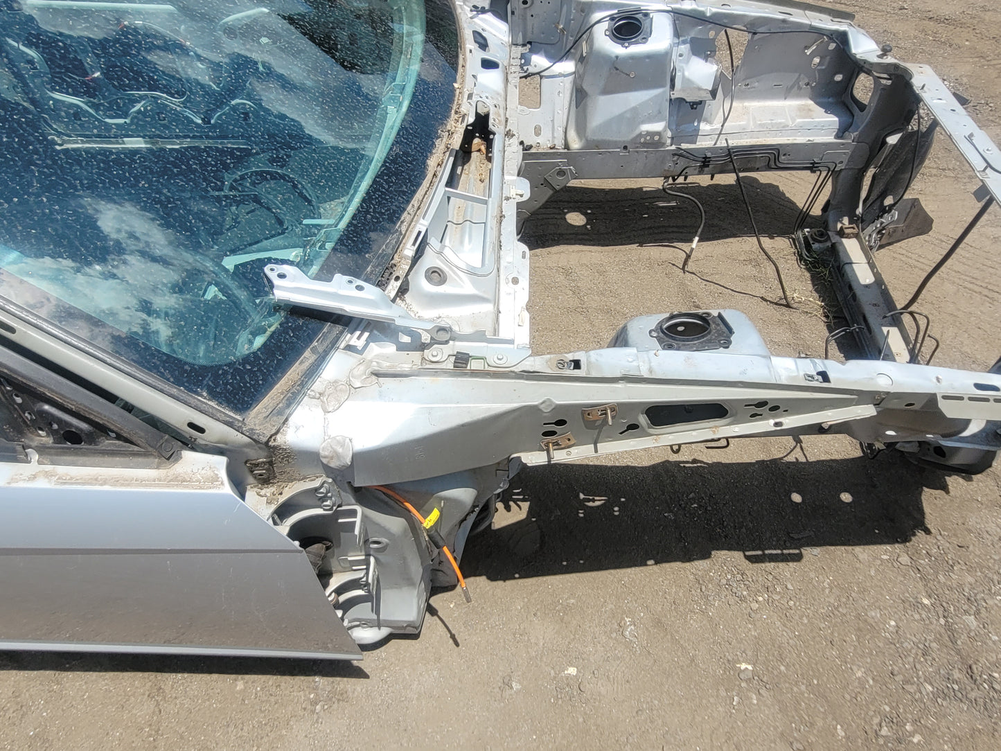 Stock 2573. 2004 Ford Mustang Cobra Coupe Salvage Title Frame Shell