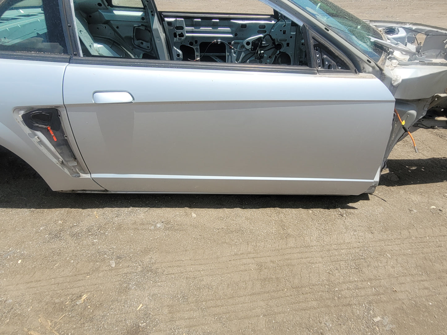 Stock 2573. 2004 Ford Mustang Cobra Coupe Salvage Title Frame Shell