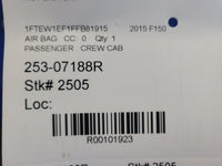 2015-2017 Ford F150 Pickup Truck Passenger Crew Cab Roof Curtain Air Bag 2505 - The Parts Farm