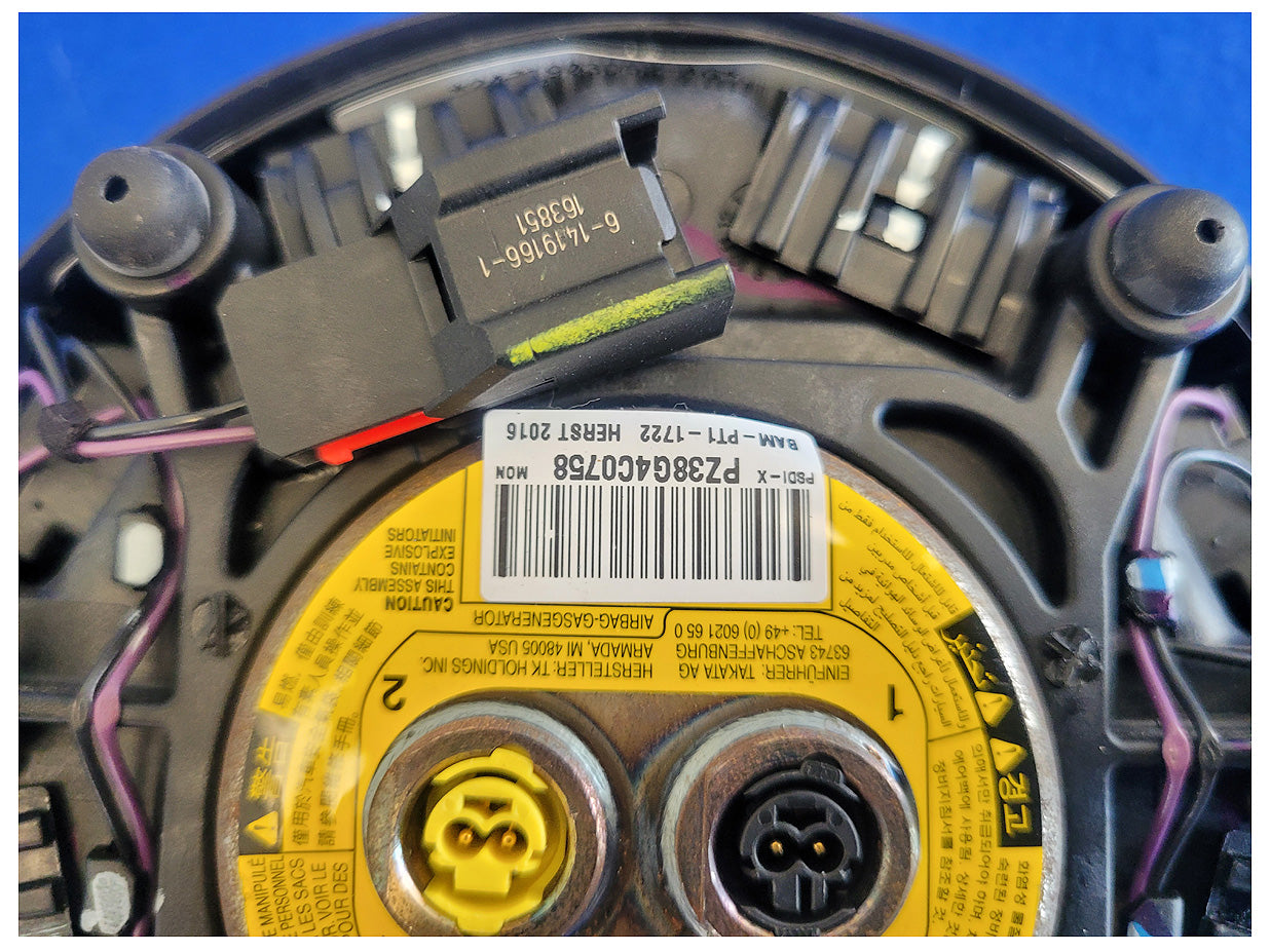 2015-2017 Ford Mustang GT S550 Coupe Air Bag Driver Steering Wheel 2544 - The Parts Farm