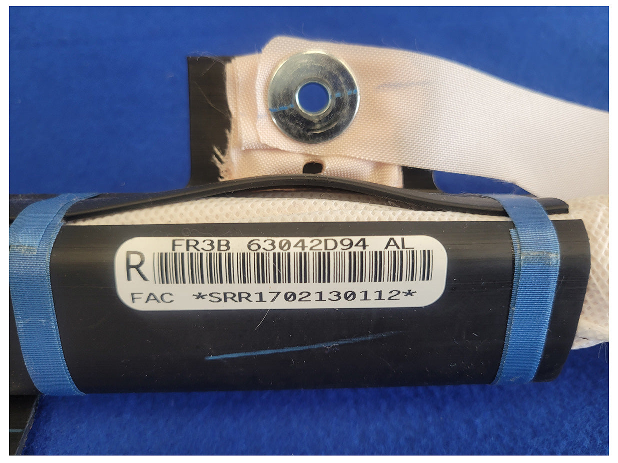 2015-2017 Ford Mustang GT S550 Coupe Passenger Roof Curtain Air Bag 2544 - The Parts Farm