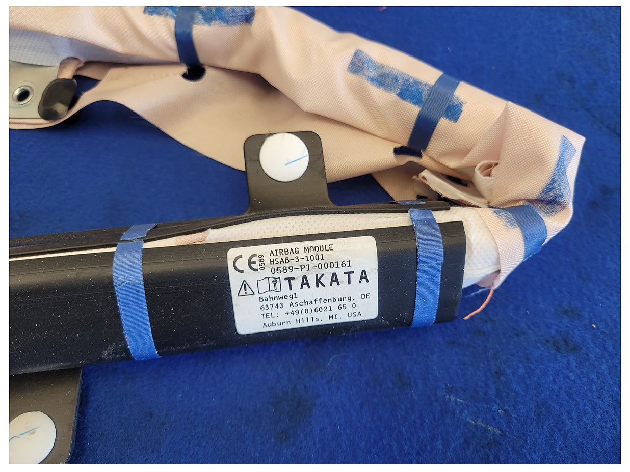 2015-2017 Ford Mustang GT S550 Coupe Driver Roof Curtain Air Bag 2566 - The Parts Farm